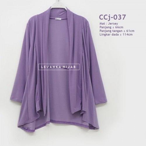 CCj-037 Cardigan jersey Lengan panjang